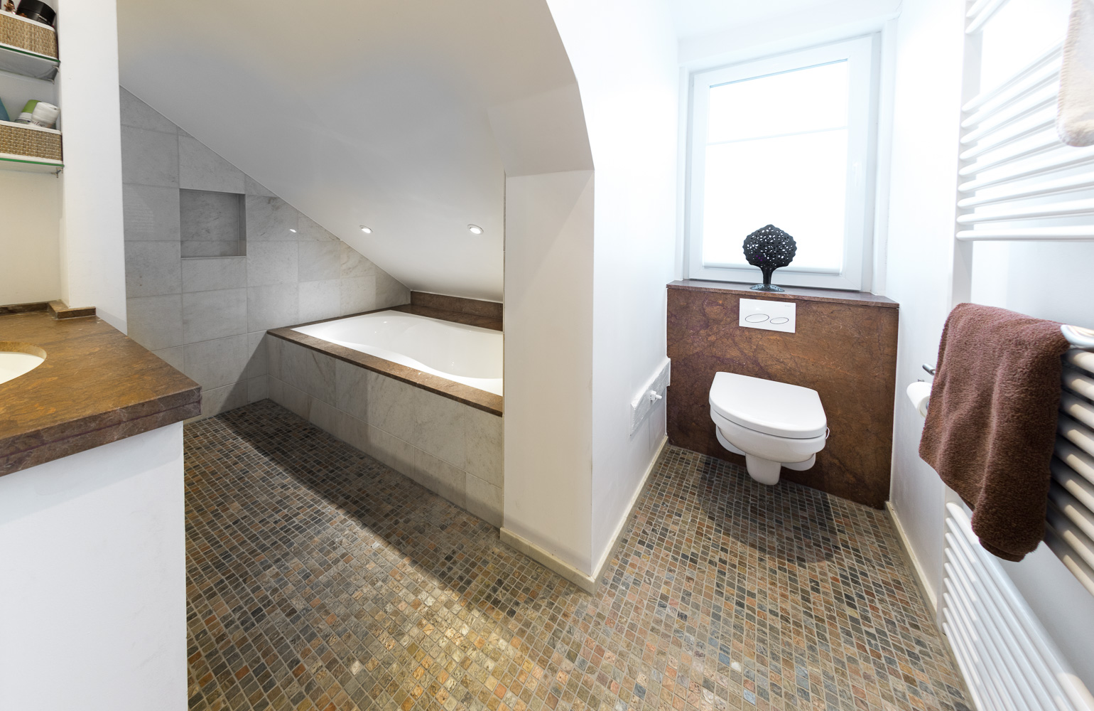 Badezimmer mosaik boden – midir
