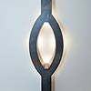 Design-Lampe aus Blue Orchid Furnierstein  Design: Jan Allers.