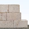 Mauer  Travertin Mauerstein ges&auml;gt und getrommelt. Gr&ouml;&szlig;e ca. 22,5 x 18 x 30  60 cm.
