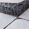 Formatplatten - Black Sun, Verlegebeispiel, Terrasse: Blockstufe mit 60 er Platte.