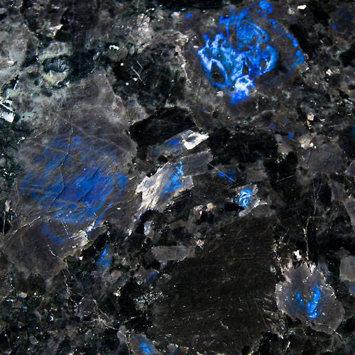 Wunderschöner Labrador Blue Polaris, ein Syenit aus Russland.