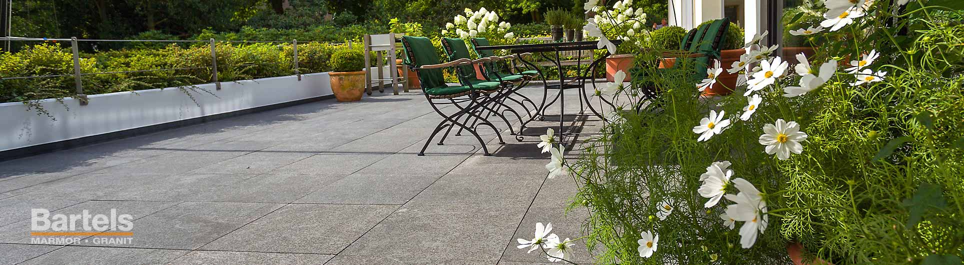 Naturstein für Garten und Terrasse